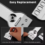 High Carbon Steel Three Holes Blade