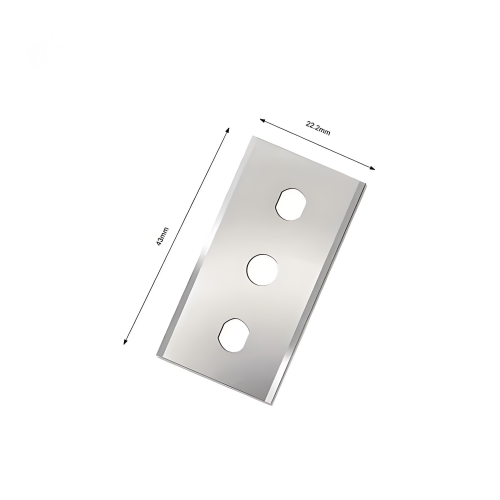 High Carbon Steel Three Holes Blade